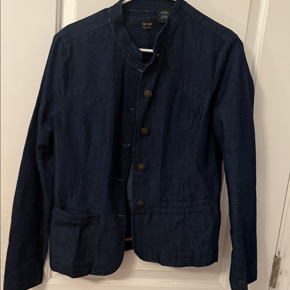 Nicole Miller Dark Blue Men's Jacket